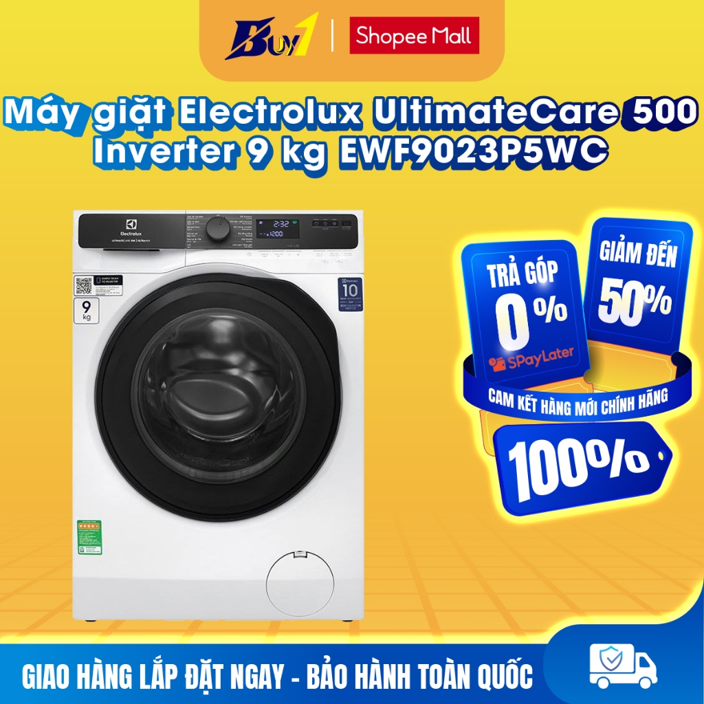 EWF9023P5WC - Máy giặt Electrolux UltimateCare 500 Inverter 9 kg EWF9023P5WC - Hàng chính hãng