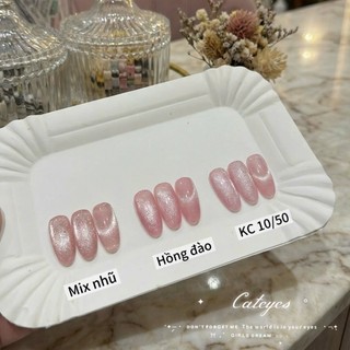 Sơn màu Mắt mèo Kim Cương tone hồng baby dễ dùng, Hottrend mọi mùa