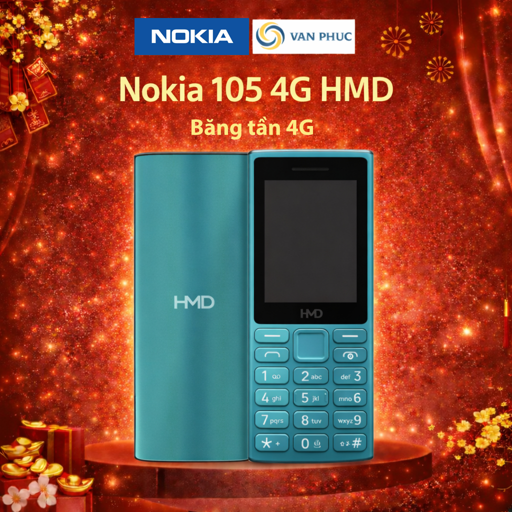 Điện Thoại Nokia 105 4G HMD - Hàng Chính Hãng