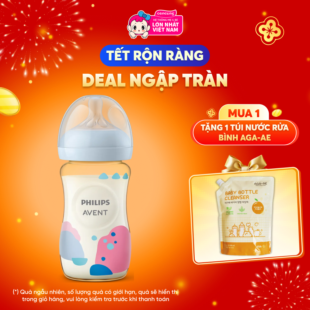 Bình sữa PPSU Philips Avent mô phỏng tự nhiên 260ml (SCY943/01)