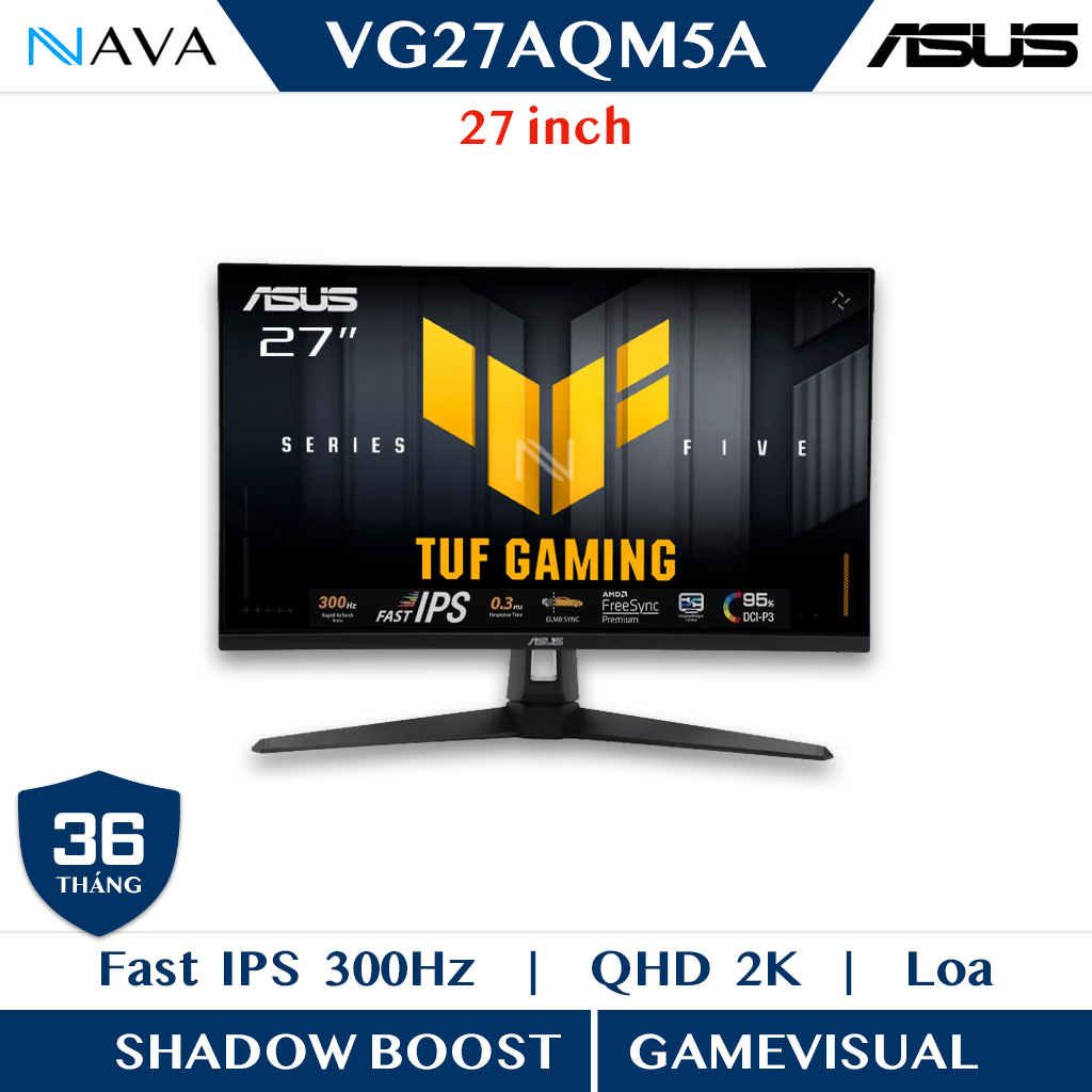 Màn hình ASUS TUF Gaming VG27AQM5A – 27 inch, QHD (2560x1440), 300Hz