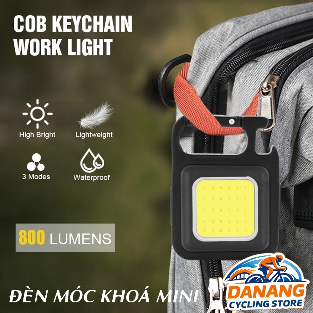 Đèn Móc Khóa Mini LED COB Siêu Sáng – Mở Nắp Chai, Pin 500mAh