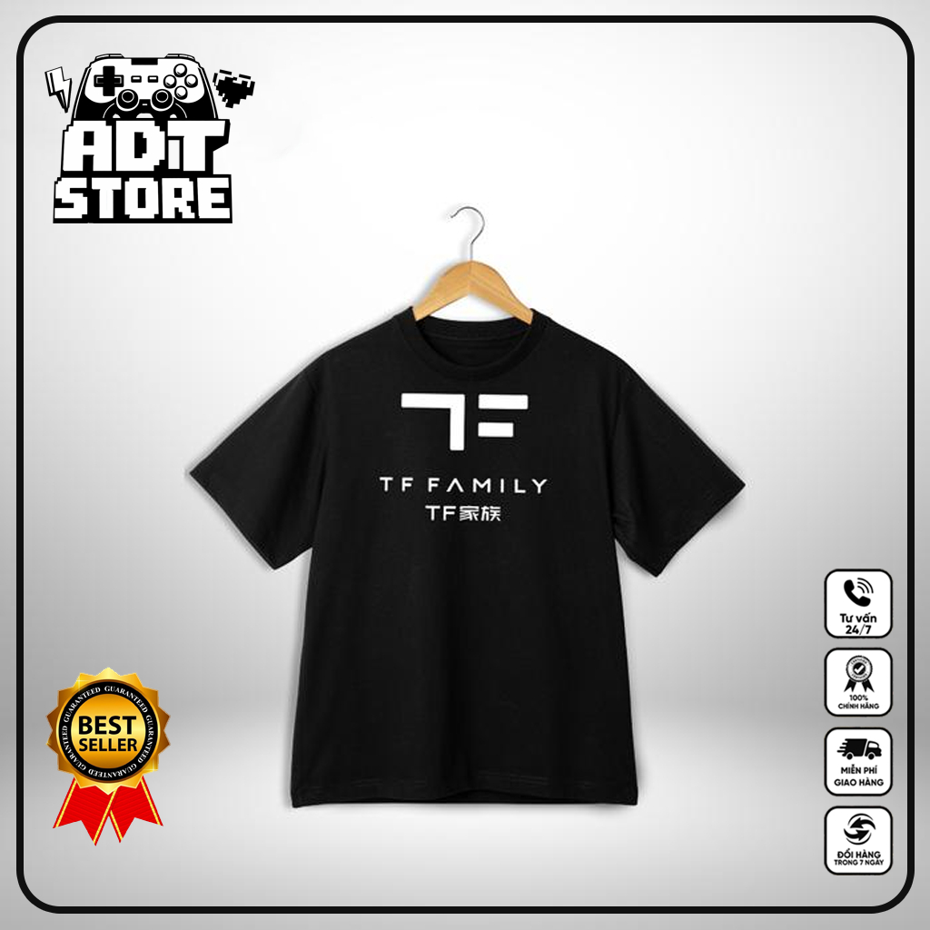 Áo phông unisex TF FAMILY LOGO - Plunger Cameraman and Speaker Man Skibidi Toilet cực chất