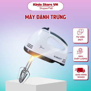 Máy Đánh Trứng Trộn Bôt Cầm Tay  Làm Bánh Đa Năng Động Cơ Mạnh Mẽ (KINIO)