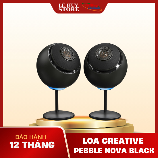 Loa CREATIVE Pebble Nova Black/ White - Hàng Chính Hãng