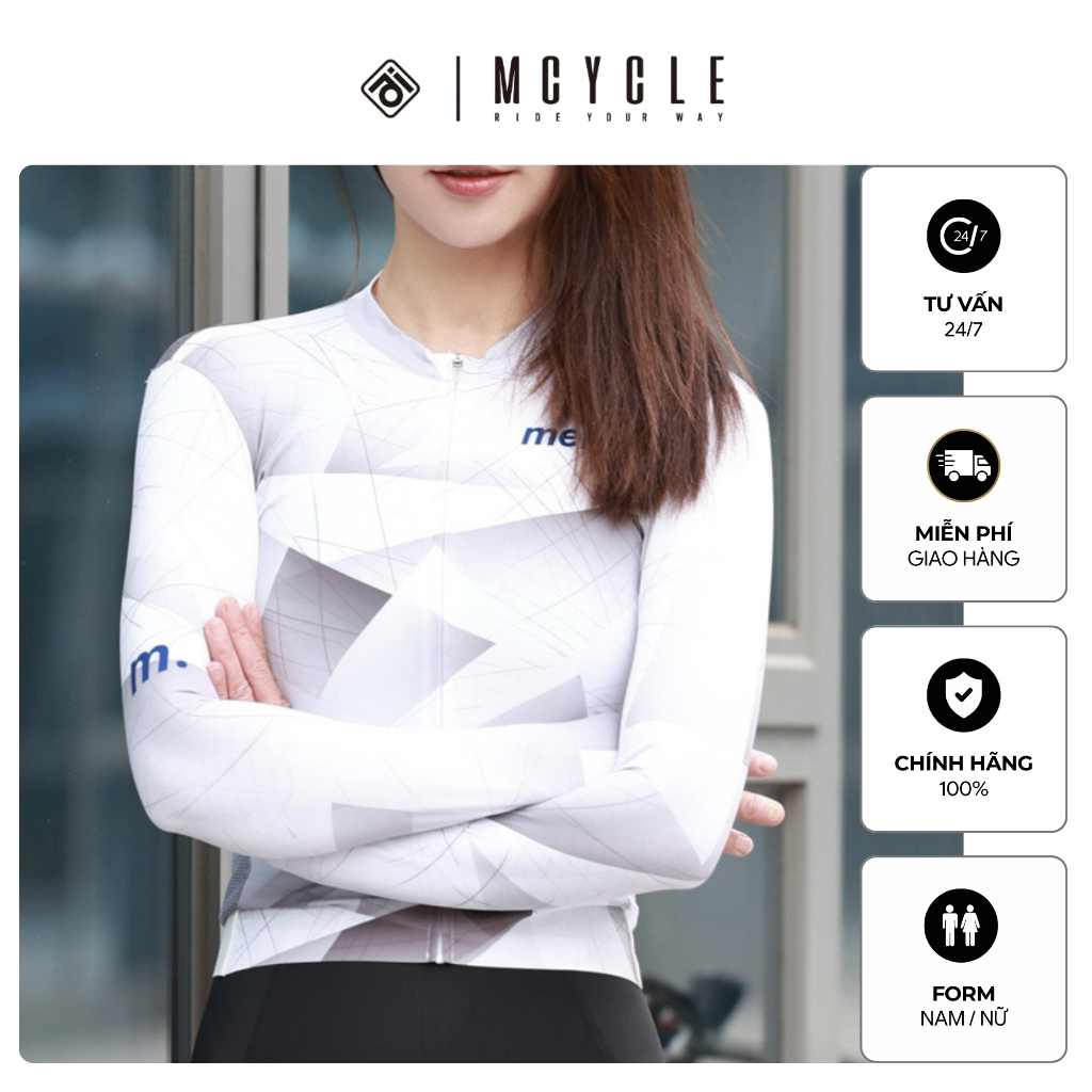 Áo tay dài nam nữ đi xe đạp MY257 chính hãng Mcycle