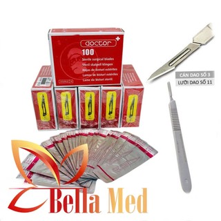 Lưỡi dao Doctor số 11 - đầu nhọn - chuyên dùng cho Spa nặn mụn