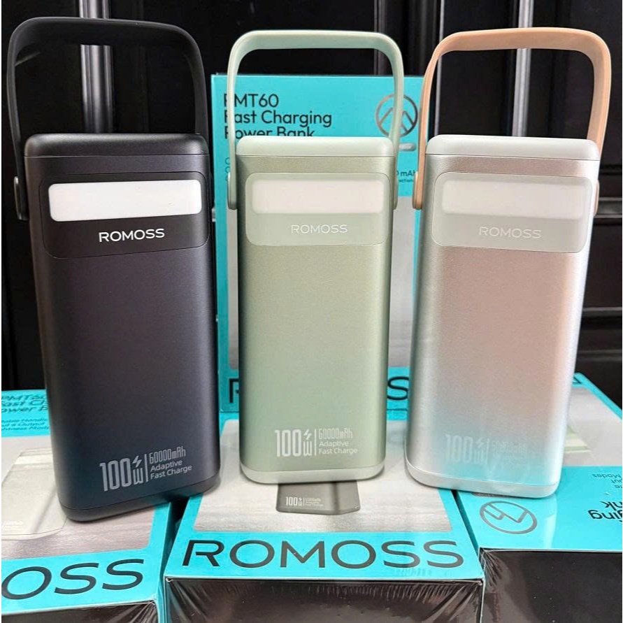 Pin Sạc Dự Phòng 60000mAh Sạc Nhanh 100W Romoss PMT60