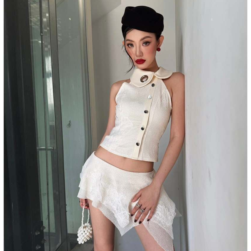 TSUN - Seraphine Top Áo Cổ Dạng Yếm Cách Điệu Cá Tính Quyến Rũ | BigBuy360 - bigbuy360.vn