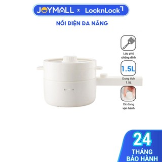 Nồi Điện Đa Năng LocknLock Multi Pot EJP436IVY 1.5L 600W, Hàng Chính Hãng, Chống Dính - JoyMall
