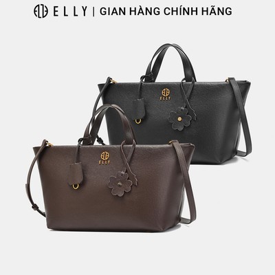 Túi xách nữ da thật ELLY ET223 đeo vai đeo chéo xách tay công sở cao cấp