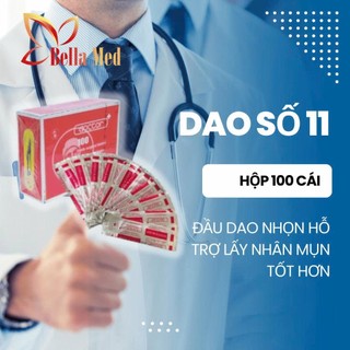 Lưỡi dao Doctor số 11 - đầu nhọn - chuyên dùng cho Spa nặn mụn