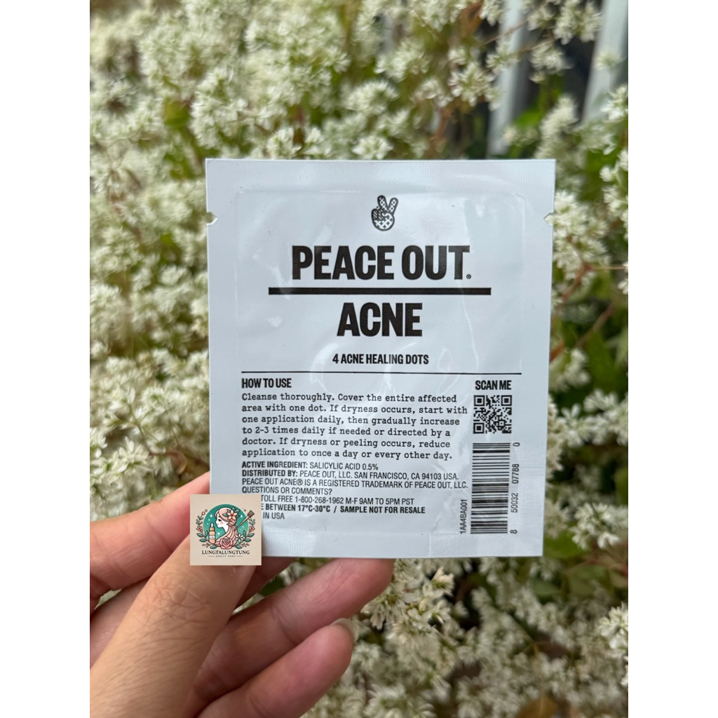 Sample miếng dán mụn Peace Out Acne