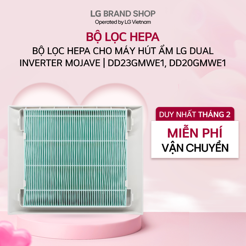 Bộ lọc Hepa cho máy hút ẩm LG Dual Inverter Mojave | DD23GMWE1, DD20GMWE1