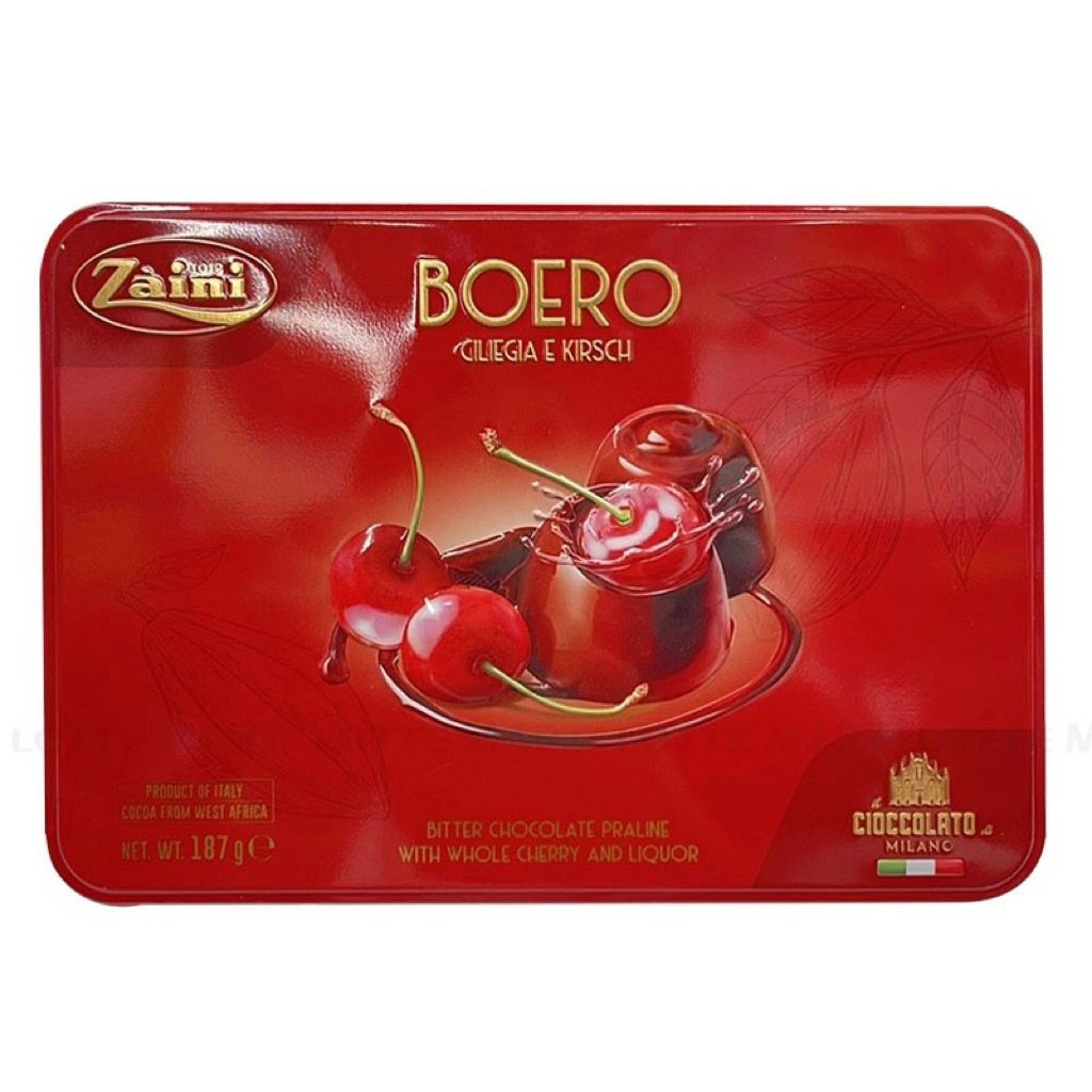 🎁 SOCOLA ZAINI BOERO ANH ĐÀO & RƯỢU – QUÀ TẾT Ý TINH TẾ, ĐẬM CHẤT CHÂU ÂU 🎁