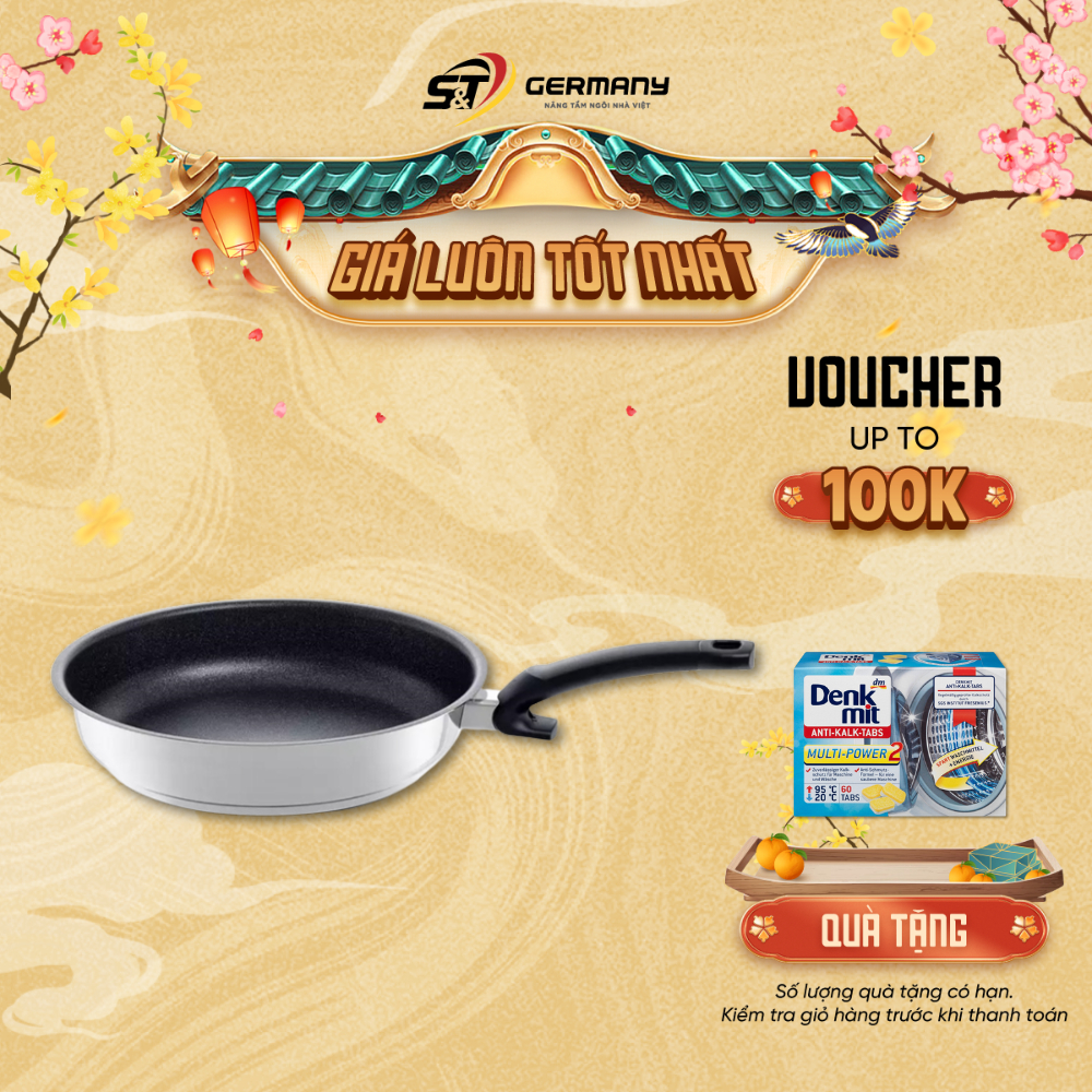 Chảo chống dính Fissler Adamant Premium Made in Germany  đáy từ CookStar độc quyền GermanySnT
