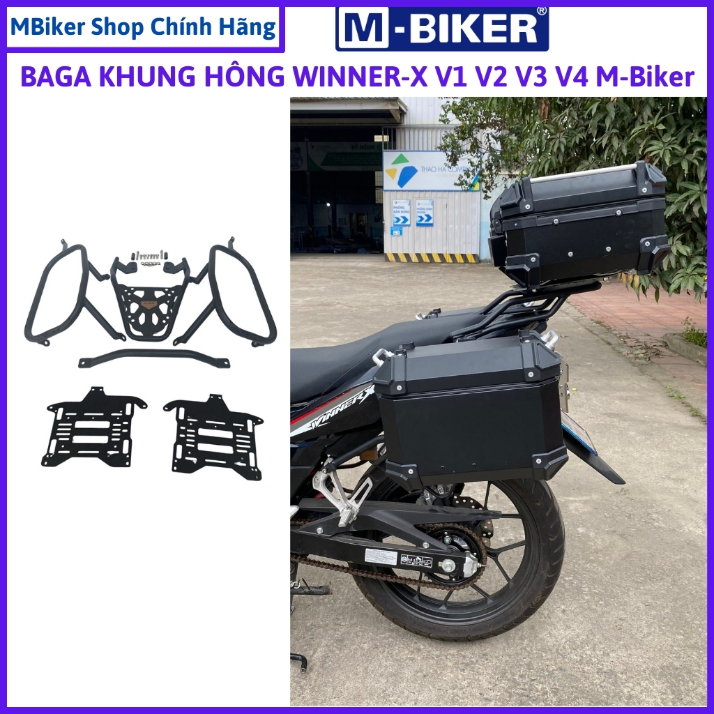 Thùng xe winner, exciter, Thùng winner, thùng nhôm Mbiker, chính hãng mbiker