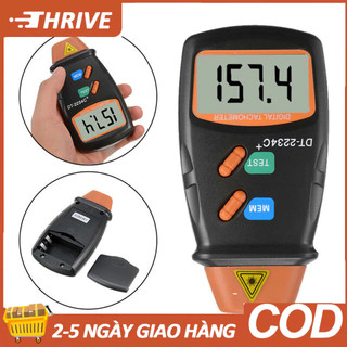 Thiết bị đo tốc độ vòng quay (kèm pin) DT2234C+ kỹ thuật số màn hình LCD bằng tia laser không tiếp xúc