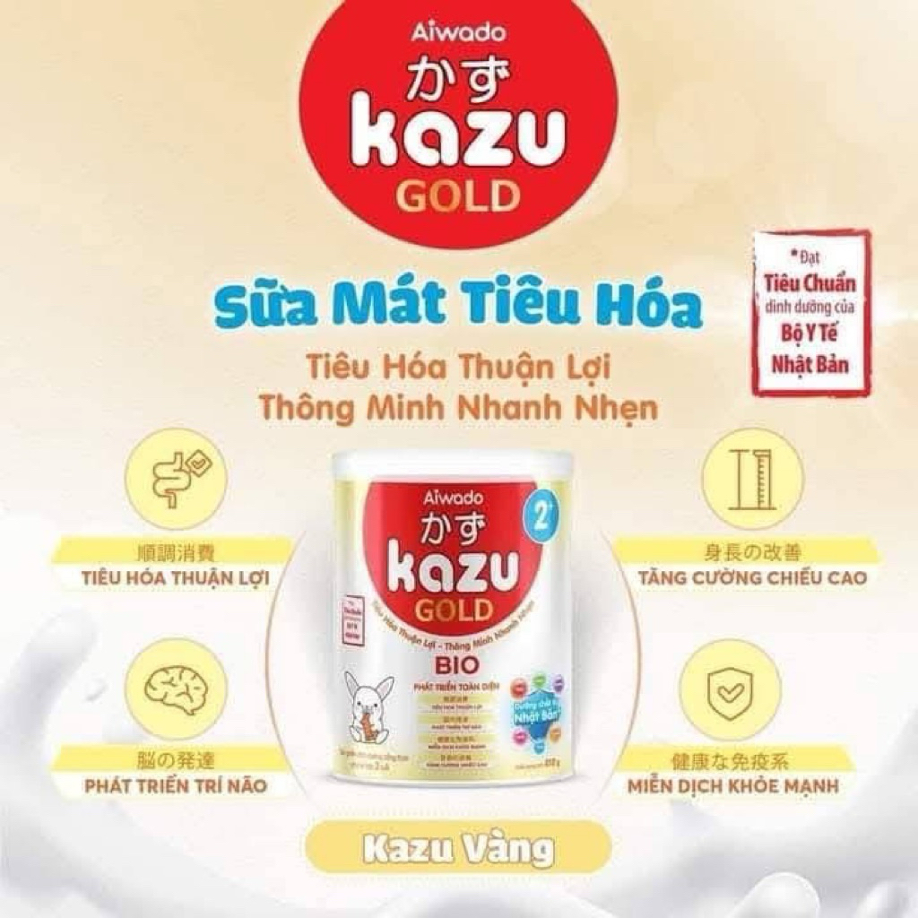 Sữa Bột KAZU BIO 0+ 1+ 810g ⚡ CHÍNH HÃNG