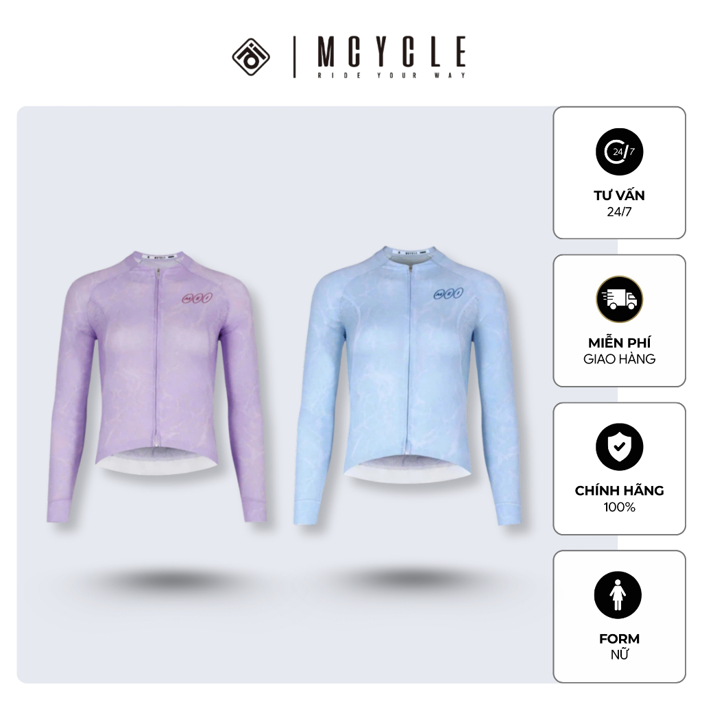 ÁO DÀI TAY ĐẠP XE NỮ MCYCLE MY362 - CHÍNH HÃNG MCYCLE Thoáng khí – Nhanh khô – Tối ưu cho hành trình