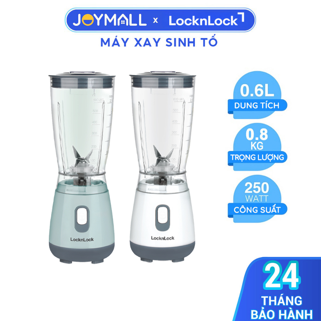 Máy Xay Sinh Tố Locknlock Personal Blender EJM436 600ml - Hàng Chính Hãng, Nhỏ, Gọn - Joymall
