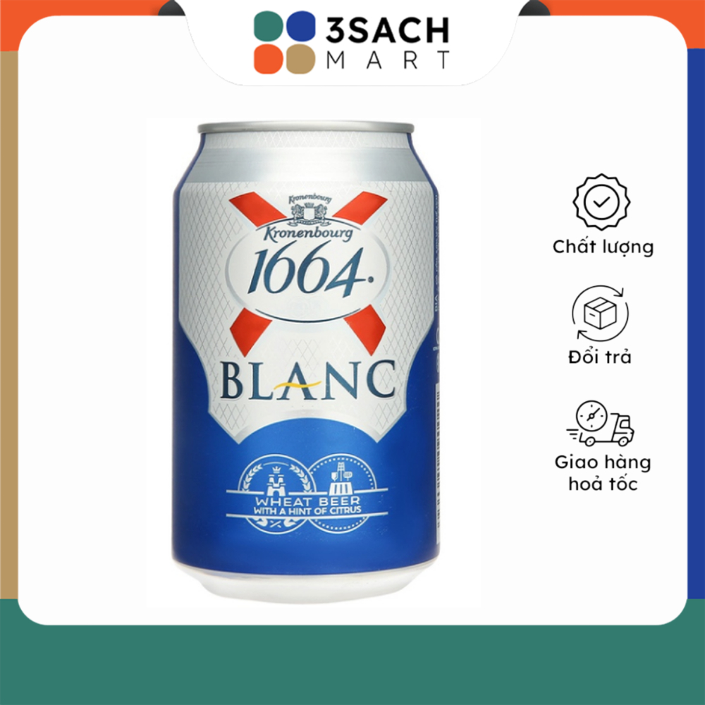Bia Blanc 1664 5% (Lon 330ml)