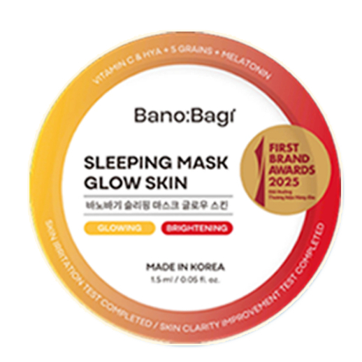Mặt nạ ngủ BANOBAGI Glow Skin cấp ẩm sâu, dưỡng trắng, cải thiện da hiệu quả