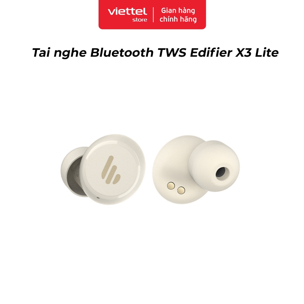 Tai nghe Bluetooth TWS Edifier X3 Lite | Bluetooth 5.3 | Thời Lượng Pin 24 Giờ | Khử Tiếng Ồn Môi Trường | BigBuy360 - bigbuy360.vn