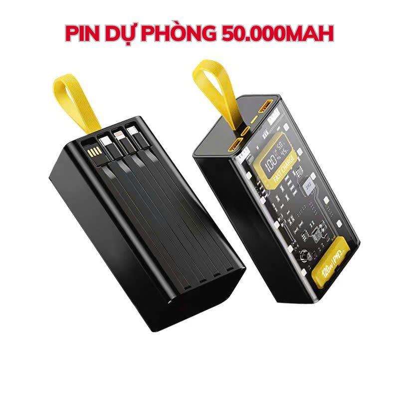 [Ở HÀ NỘI ĐẶT LINK NÀY] Sạc dự phòng trong suốt 30000mah với 2 cổng sạc nhanh 22,5W | BigBuy360 - bigbuy360.vn