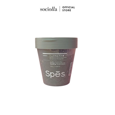 Tẩy Tế Bào Chết Da Đầu Muối Biển Và Bùn Núi Lửa Spes Mud Cream For Cool And Oil-control Hair