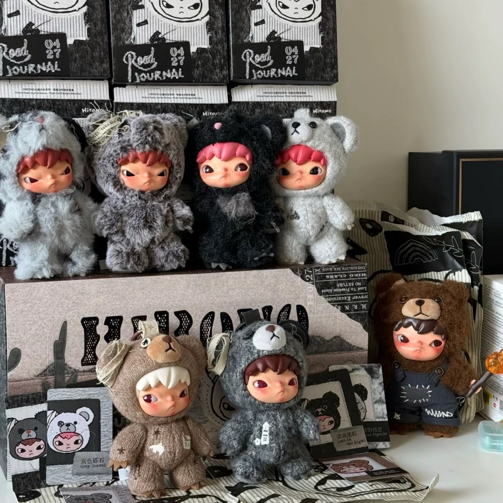 [Chính hãng] [Hoả Tốc] Móc khoá gấu bông blind box Hirono Road Journal Series - Plush Doll Pedant Bl