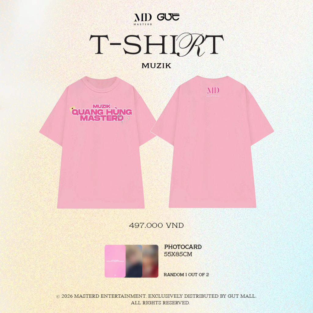 MUZIK OFFICIAL T-SHIRT - FC Quang Hùng MasterD