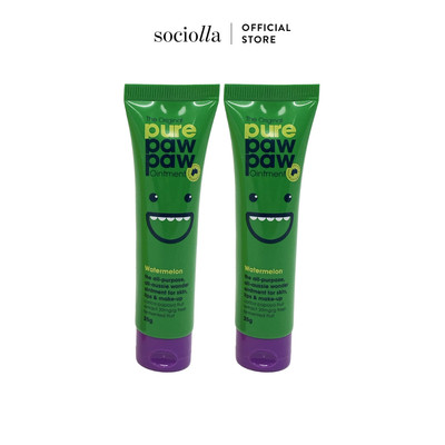 Combo 2 Kem Dưỡng Môi Cấp Ẩm Đa Năng Pure Paw Paw Ointment - Watermelon 25g