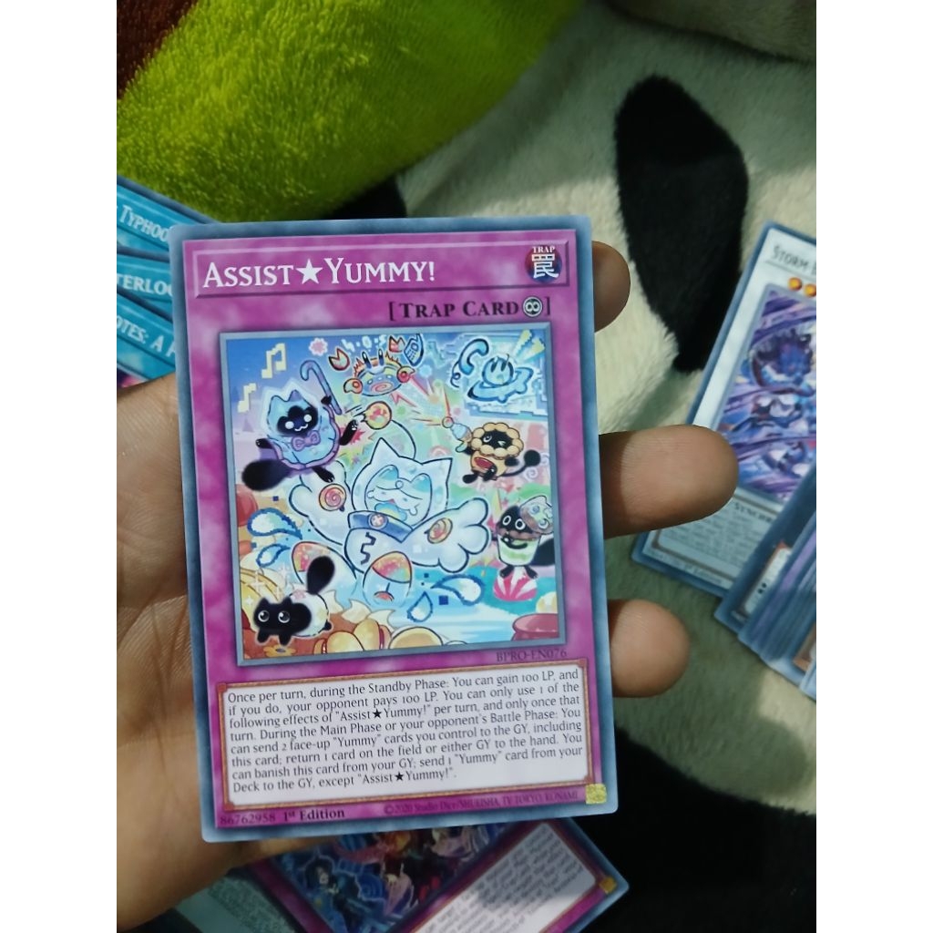 [Yugioh Biên Hòa Store] 1 lá thẻ bài Assist Yummy BPRO-EN076 Common 1st