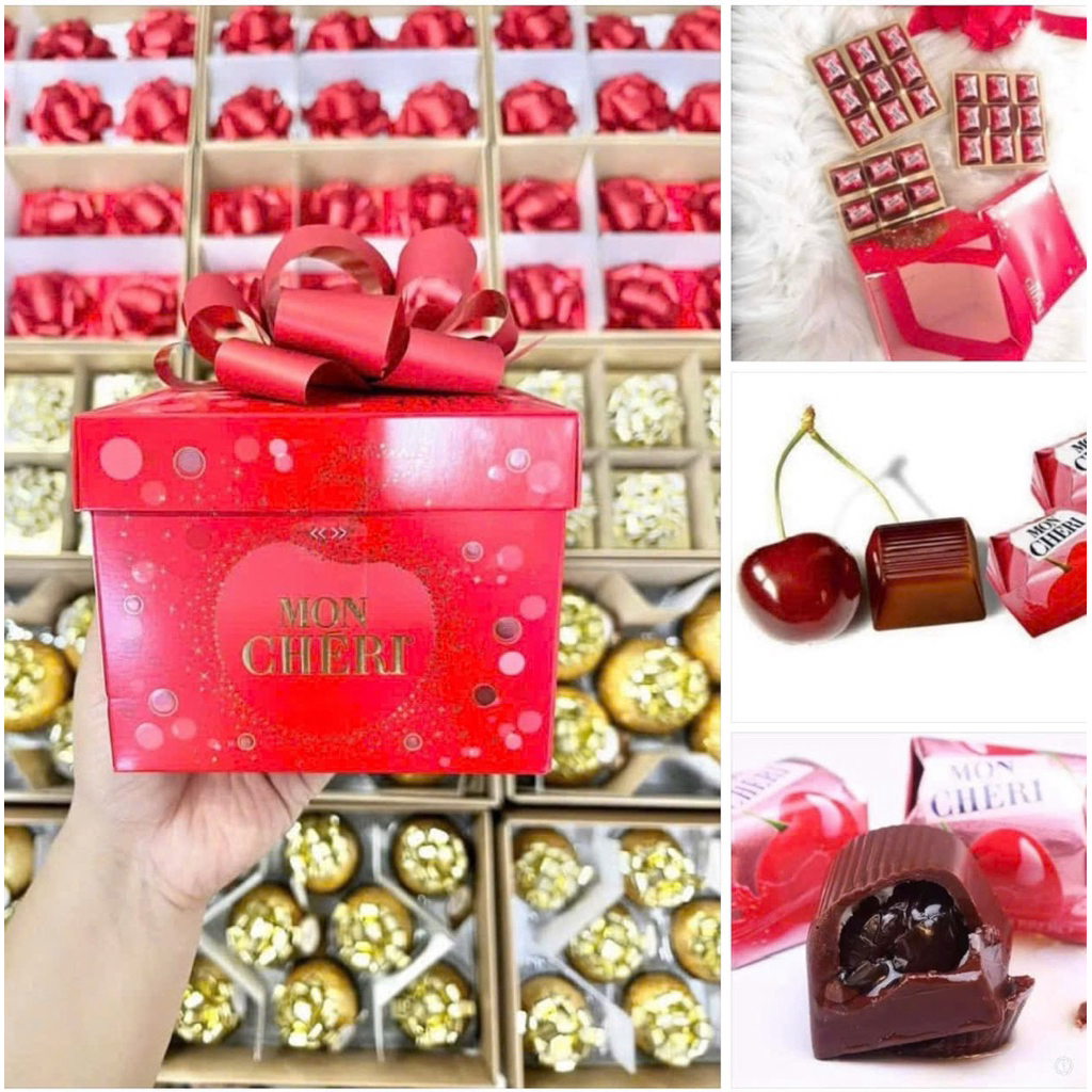 [ Date t4/2026 ] SOCOLA RƯỢU MON CHEẺI nơ(283g 27 viên )