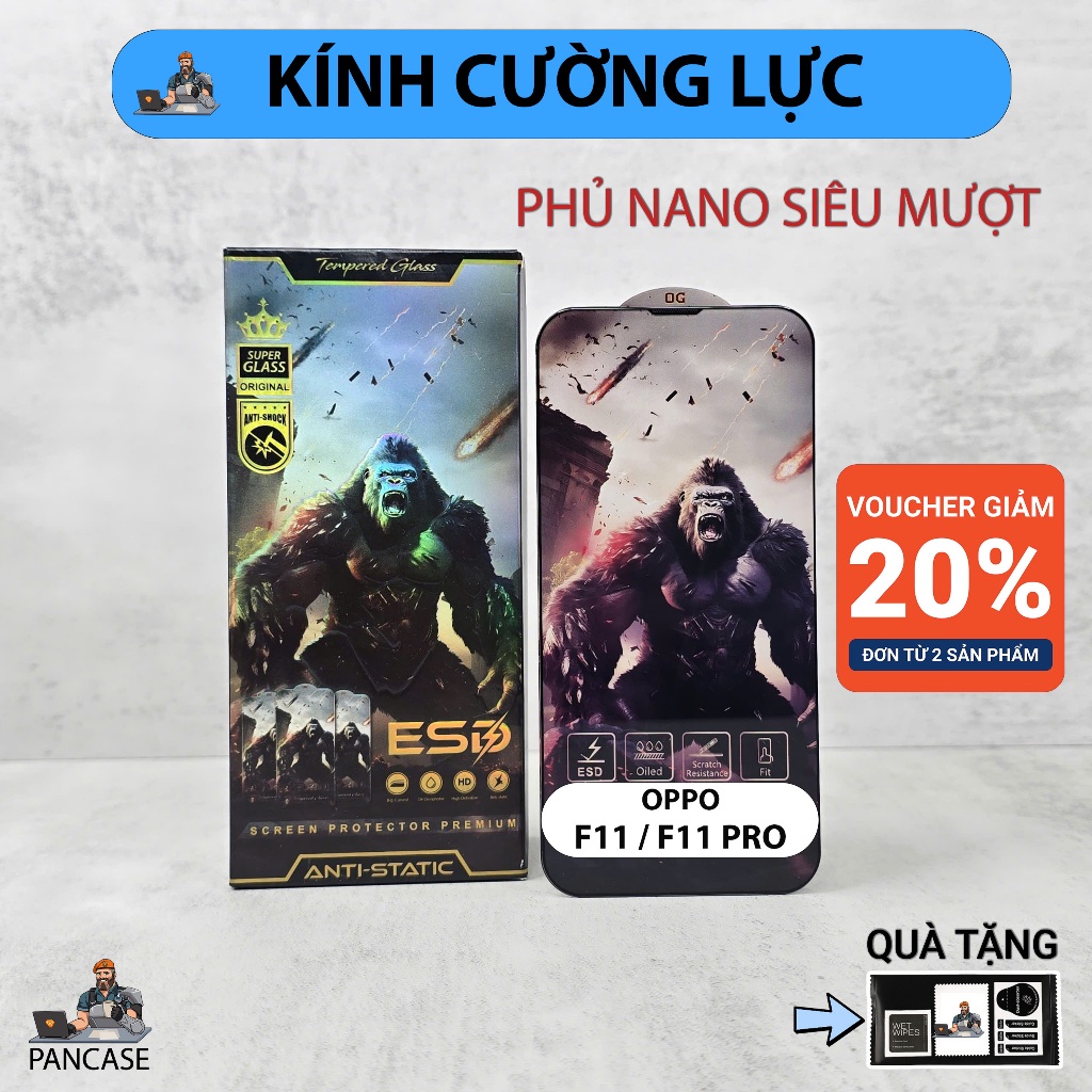 Cường lực Oppo F11 Pro, F11 e chiến binh full màn | Miếng kính dán bảo vệ màn hình cho oppo