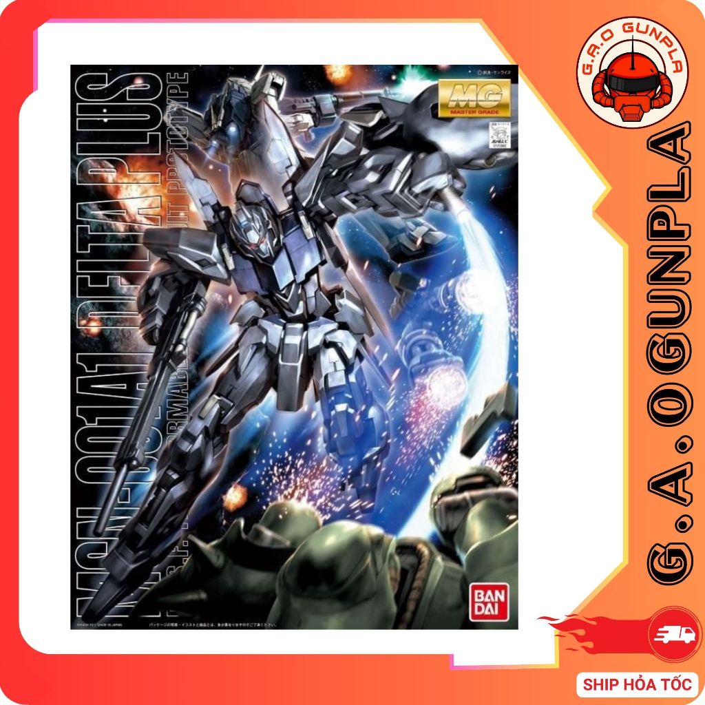 Mô hình lắp ráp Gundam Bandai chính hãng MG 1/100 DELTA PLUS