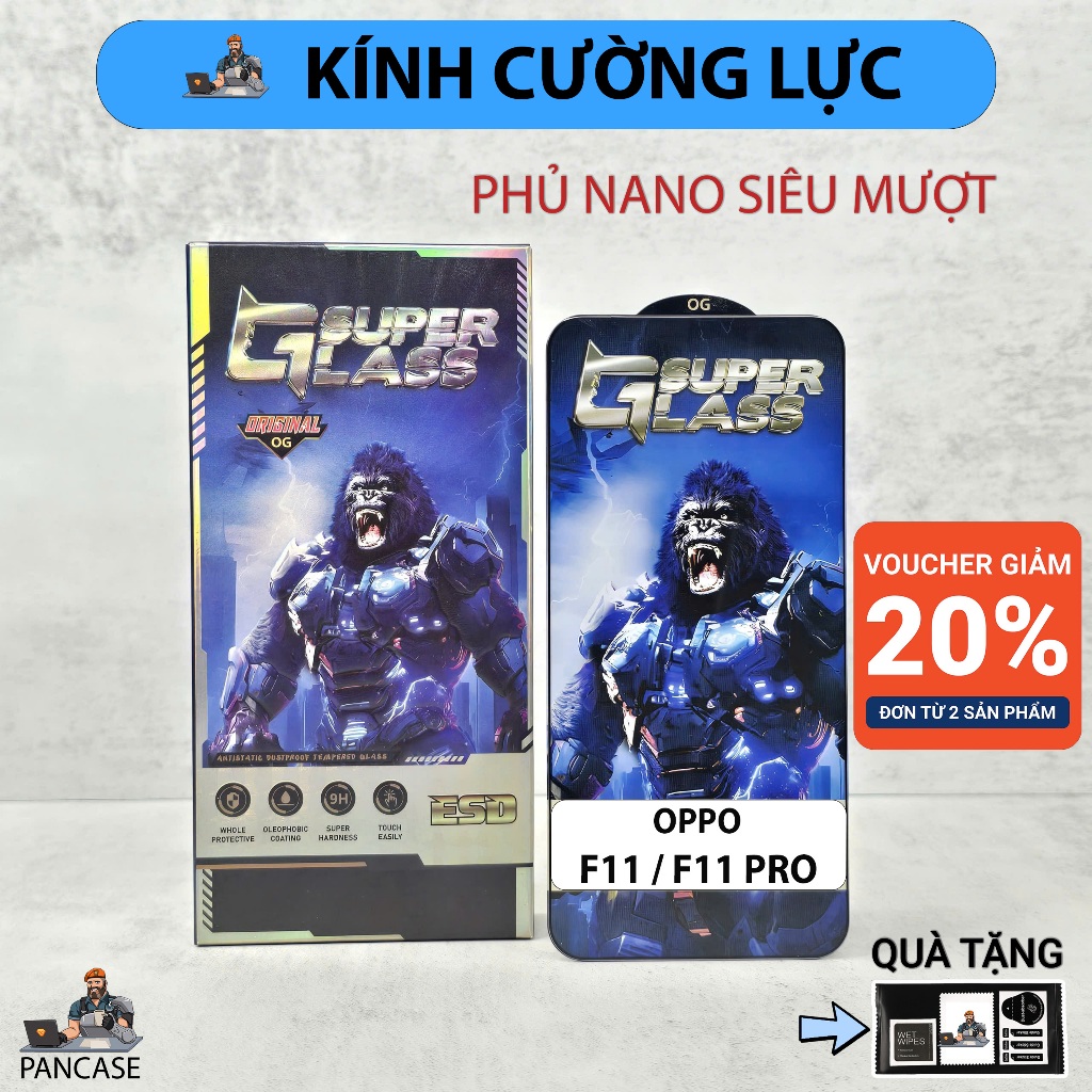 Cường lực Oppo F11 Pro, F11 P PREMIUM full màn | Miếng kính dán bảo vệ màn hình cho oppo