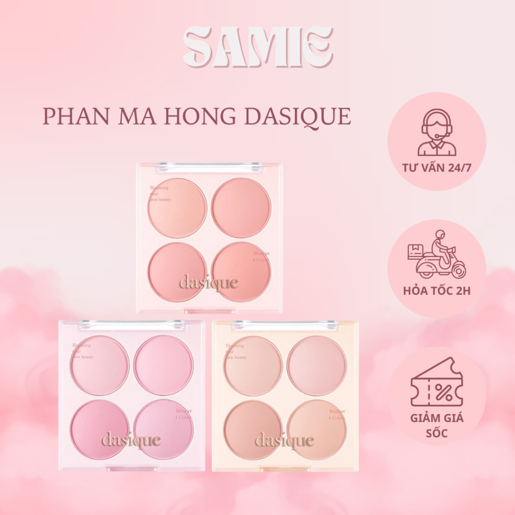 Phấn Má Hồng Dasique Blending Mood Cheek Phấn má Dasique Má hồng Dasique - SAMIE COSMETIC
