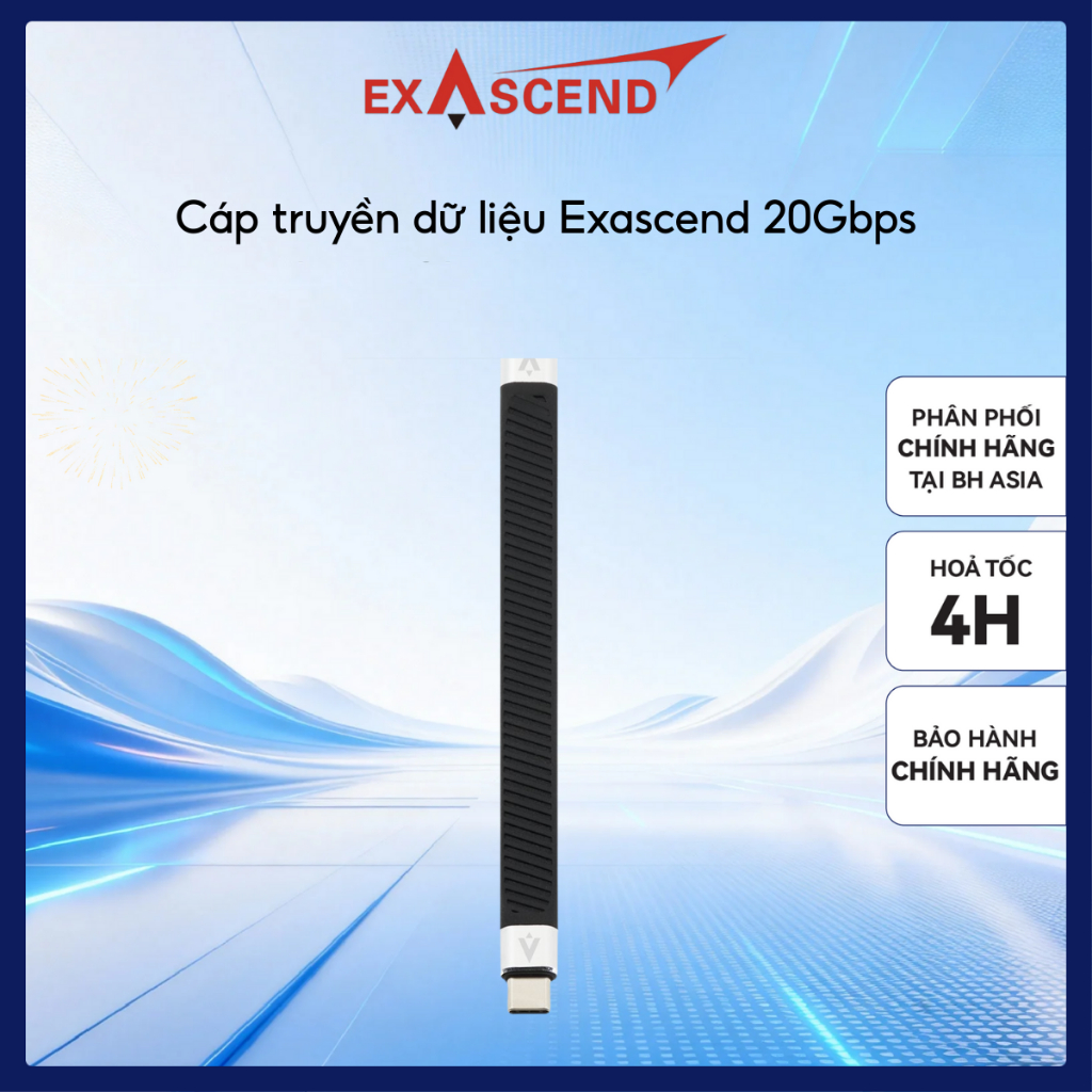 Cáp truyền dữ liệu 20Gbps thương hiệu Exascend