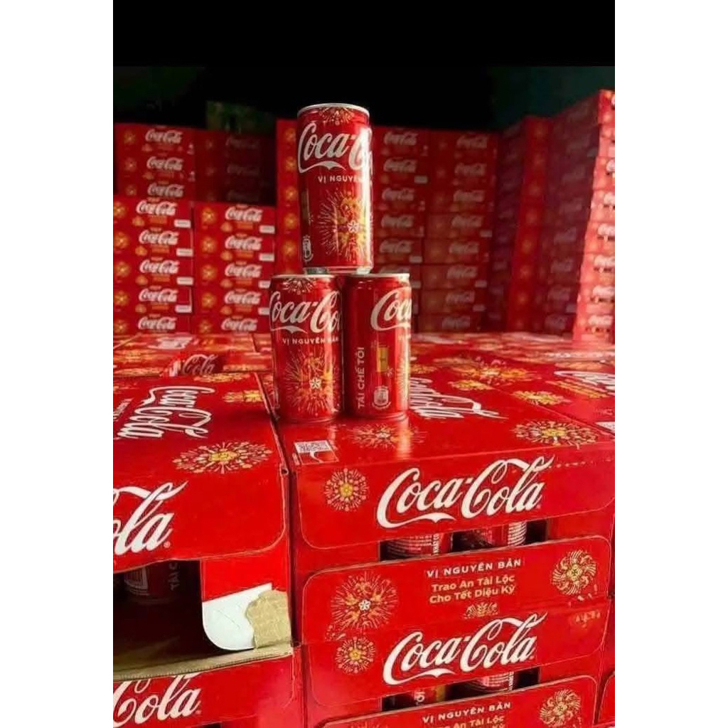 ‼️‼️Nước ngọt COCA - COLA ( thùng 24 lon 235ml)