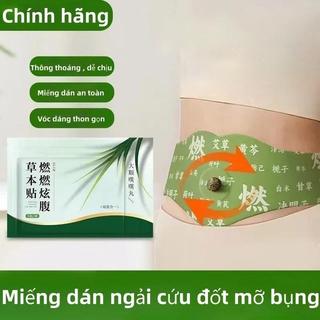 Miếng Dán Giữ Ấm Bụng Thảo Dược – Hộp 5 Miếng Lớn, Dán Êm Ái, Che Phủ Rộng, Hỗ Trợ Giảm Đau & Lạnh Bụng