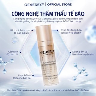 Tinh Chất Phục Hồi & Chống Lão Hóa Da The Cellular Rejuvenation Complex Ampoule 15ml
