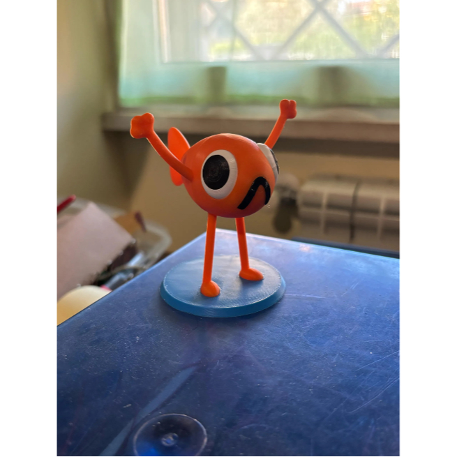 Tượng Figure Mô Hình Cá Steve Giơ Tay Ngộ Nghĩnh