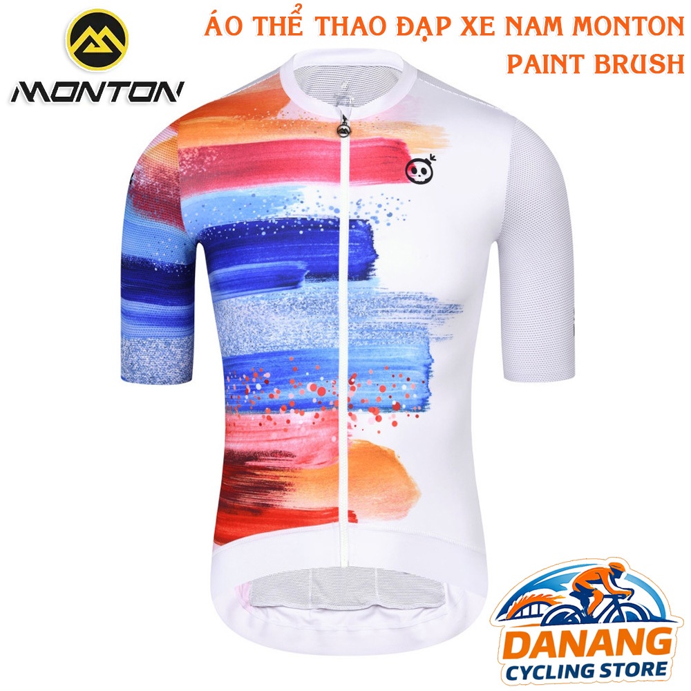 Áo Thể Thao Đạp Xe Nam MONTON Paint Brush - Chính Hãng