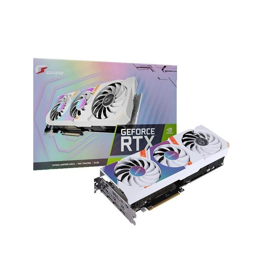 Card Màn Hình VGA Colorful RTX 2060 12G iGame Ultra White OC GDDR6 FULL BOX ĐẸP ZIN KENG