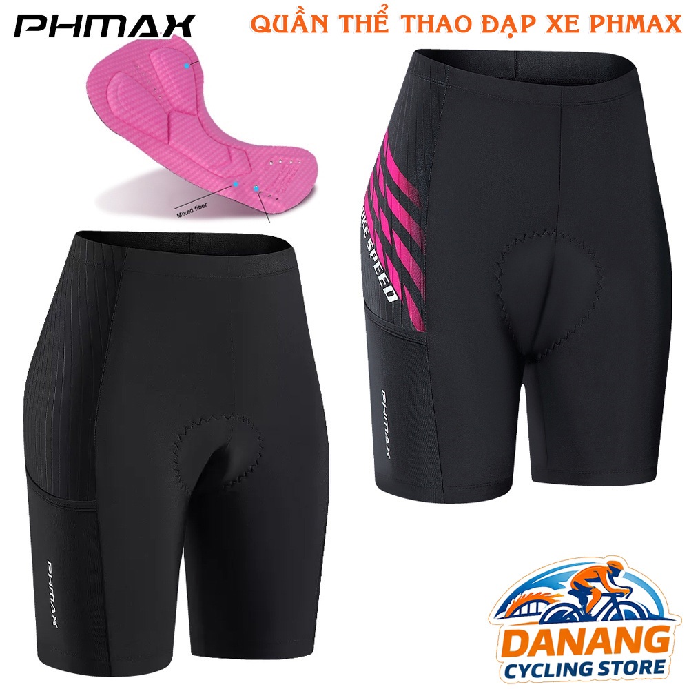 Quần Nữ Đạp Xe PHMAX – Quần Thể Thao Có Túi Bên Hông