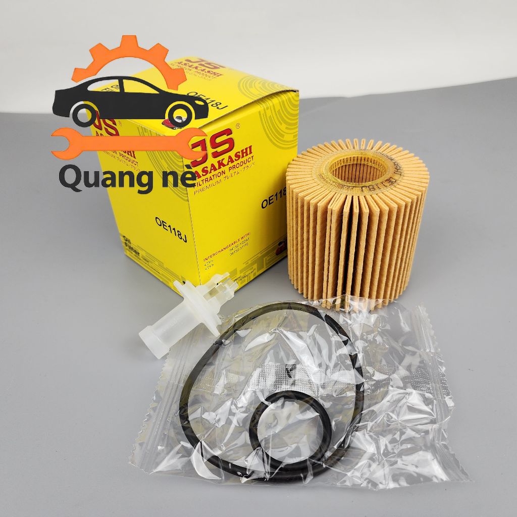 JS - Lọc nhớt động cơ (Gasoline, lọc giấy) - Avalon, Highlander, RAV4, Sienna, Camry ( Mã )  JS-OE11