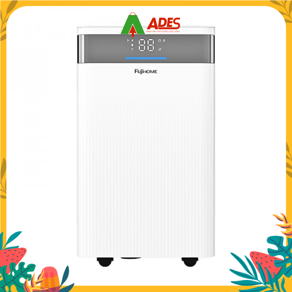 ✔️Máy hút ẩm lọc không khí 12L/ngày FUJIHOME DH12NW, công nghệ máy nén phòng 20m2✔️Hàng Chính Hãng✔️