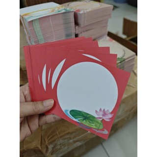100 Giấy thư pháp vuông 2 mặt (10 x10 cm) F0 120gsm